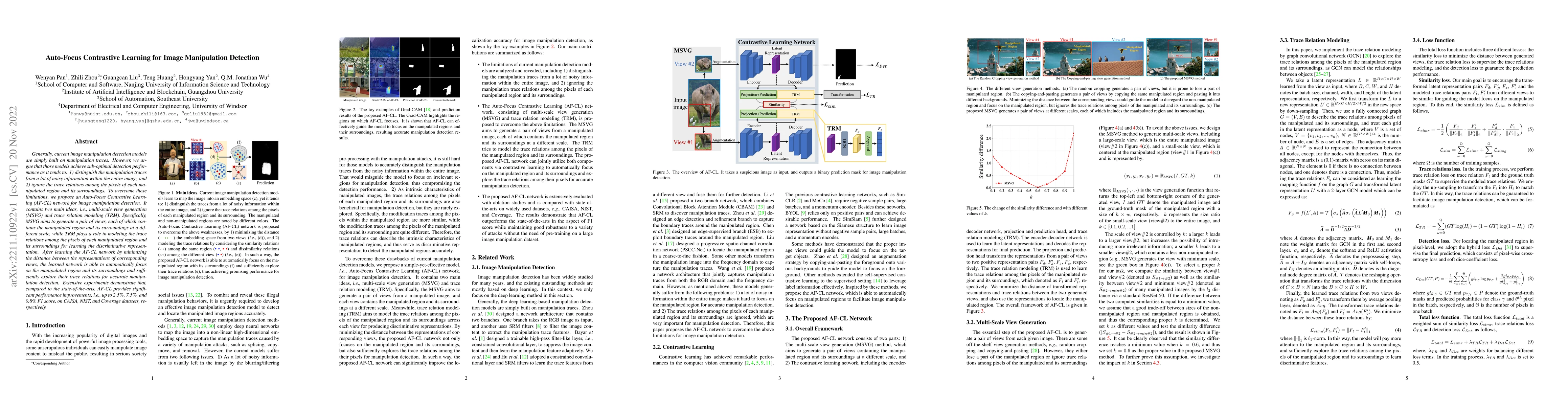 Thumbnail for Auto-Focus Contrastive Learning for Image Manipulation Detection