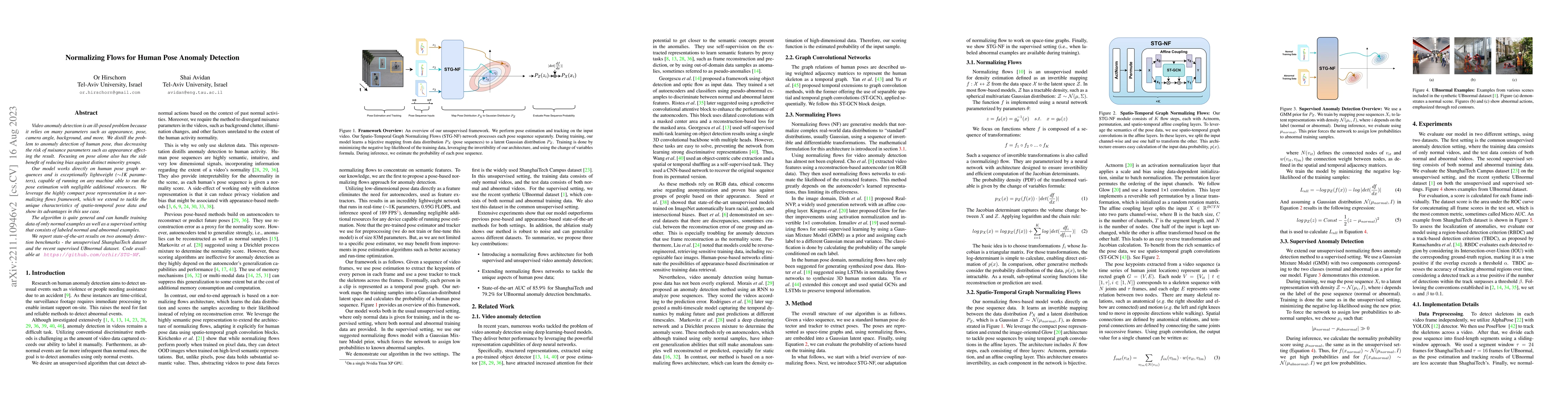 Thumbnail for Normalizing Flows for Human Pose Anomaly Detection