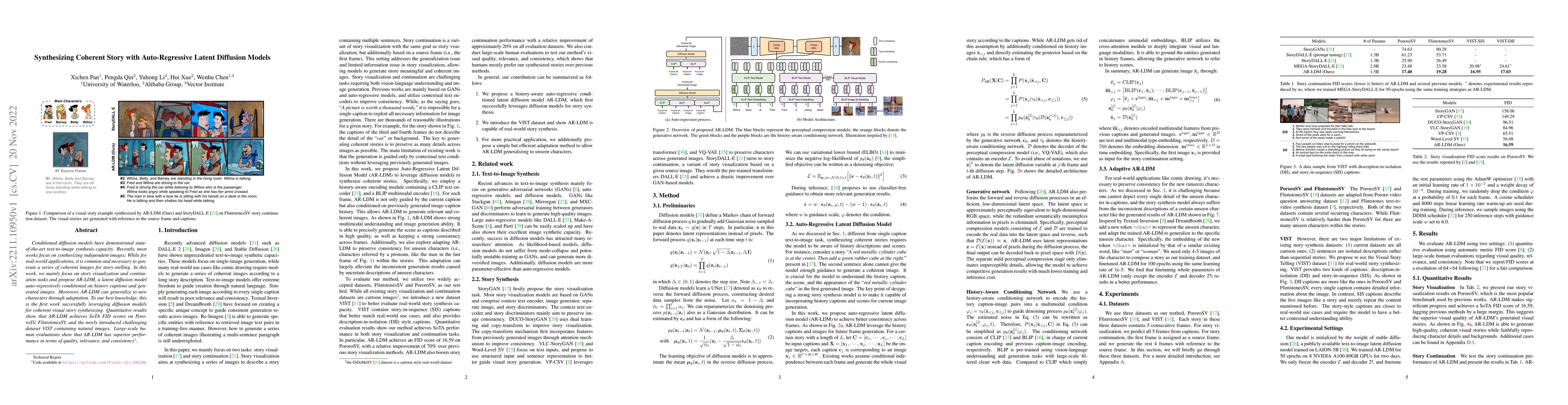 Thumbnail for Synthesizing Coherent Story with Auto-Regressive Latent Diffusion Models