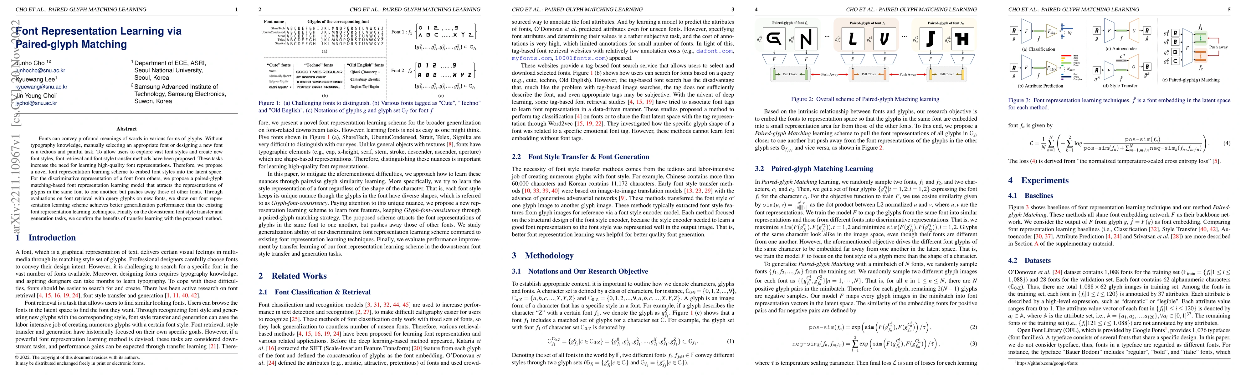 Thumbnail for Font Representation Learning via Paired-glyph Matching