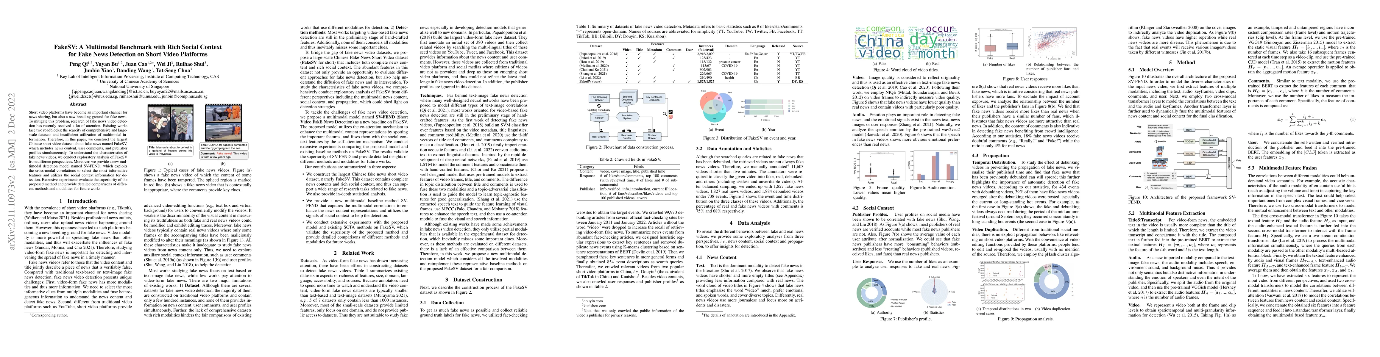 Thumbnail for FakeSV: A Multimodal Benchmark with Rich Social Context for Fake News
  Detection on Short Video Platforms