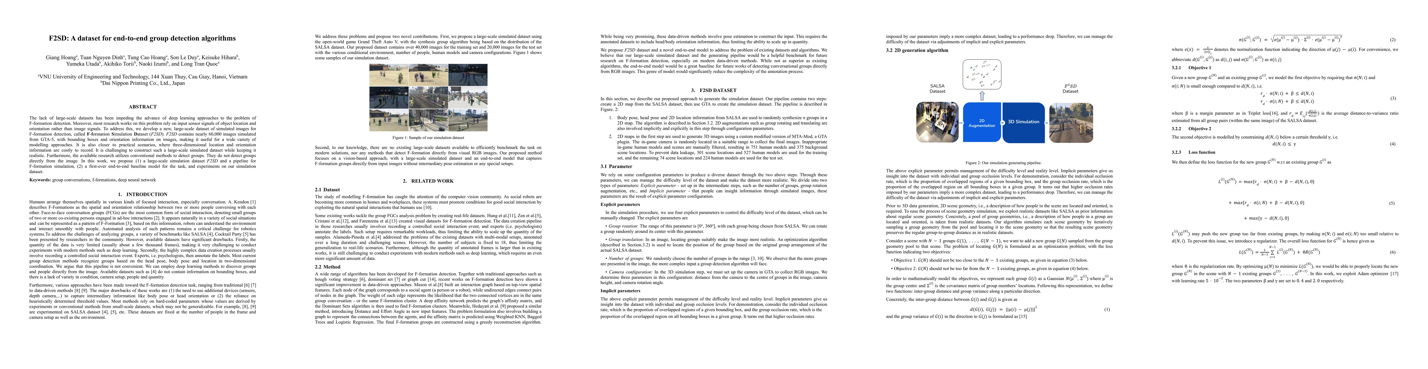 Thumbnail for F2SD: A dataset for end-to-end group detection algorithms