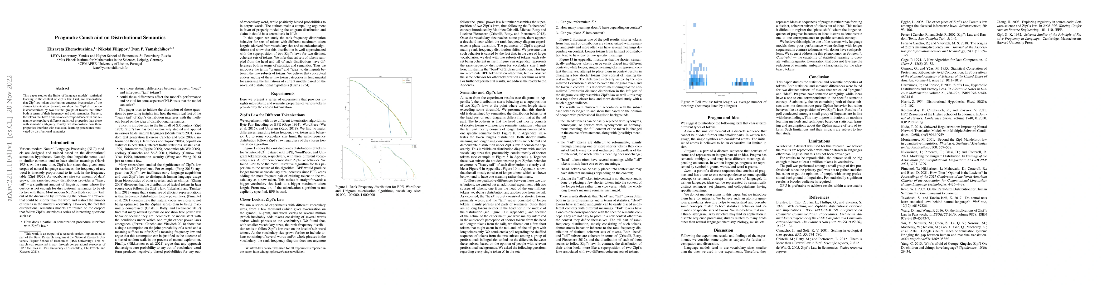 Thumbnail for Pragmatic Constraint on Distributional Semantics