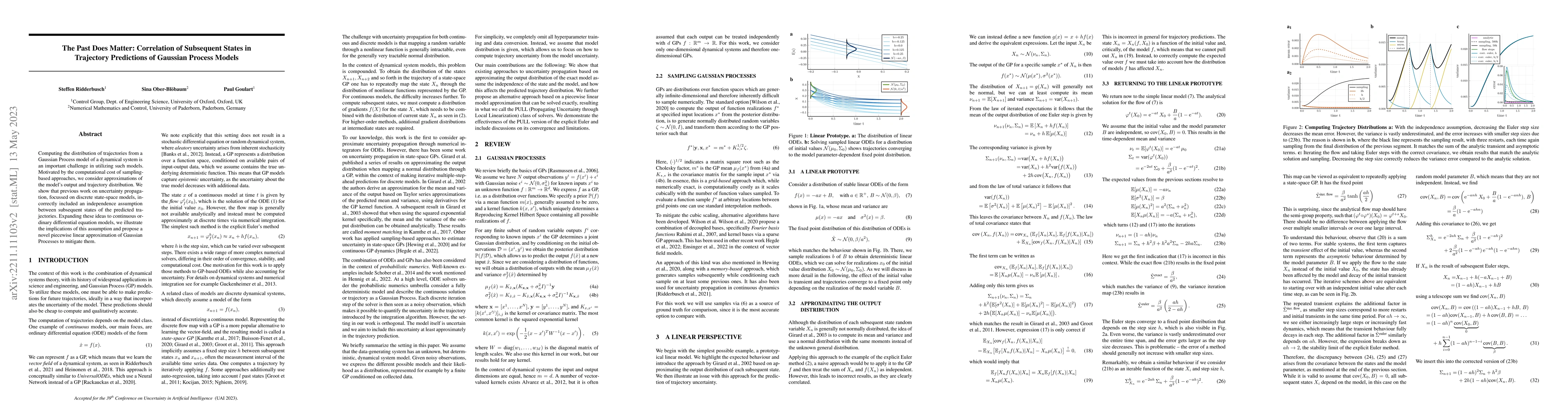 Thumbnail for The Past Does Matter: Correlation of Subsequent States in Trajectory
  Predictions of Gaussian Process Models