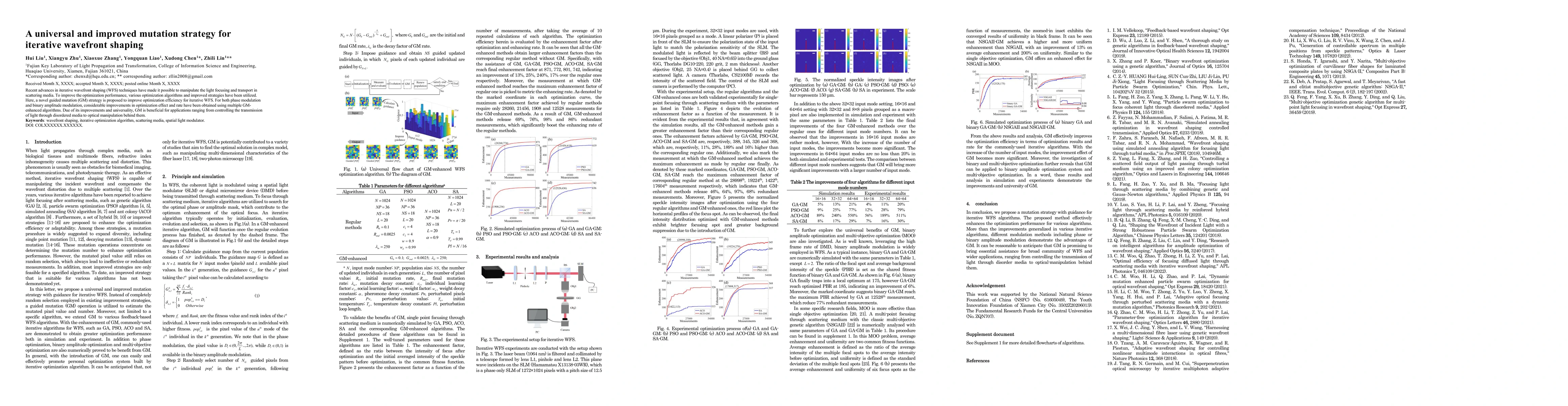 Thumbnail for A universal and improved mutation strategy for iterative wavefront
  shaping