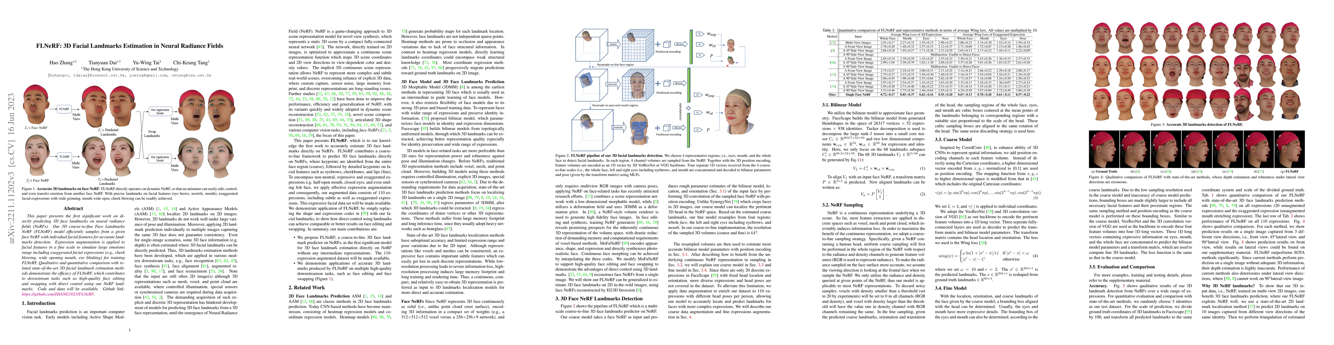 Thumbnail for FLNeRF: 3D Facial Landmarks Estimation in Neural Radiance Fields