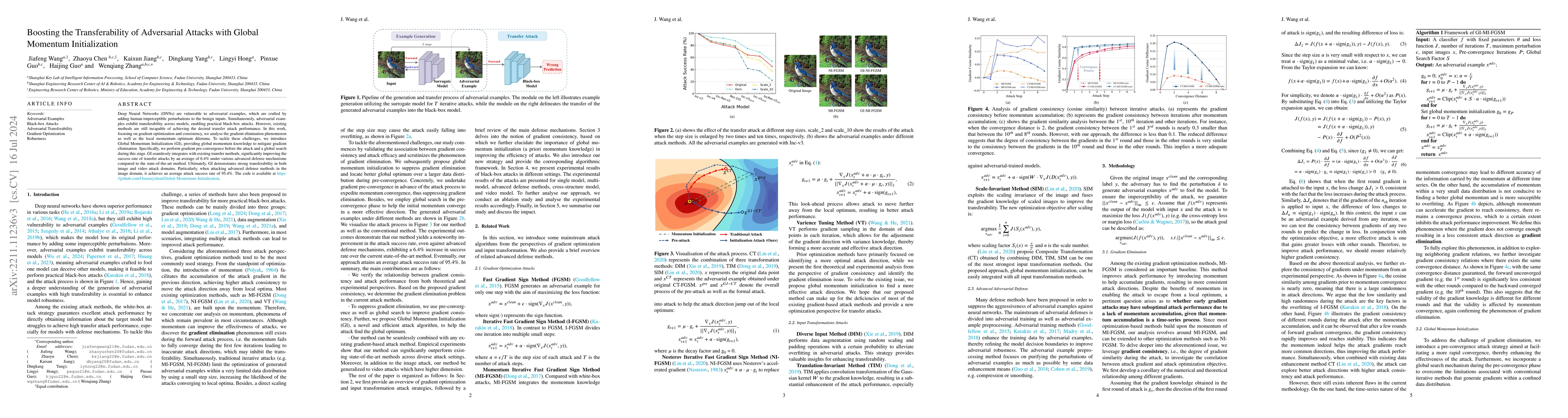Thumbnail for Boosting the Transferability of Adversarial Attacks with Global Momentum
  Initialization