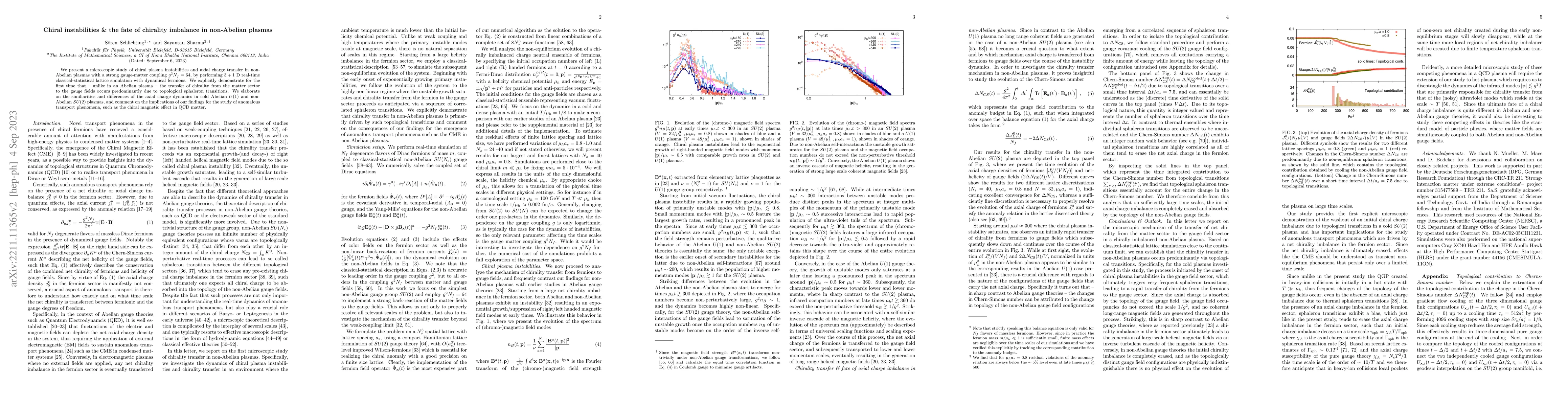 Thumbnail for Chiral instabilities & the fate of chirality imbalance in non-Abelian
  plasmas