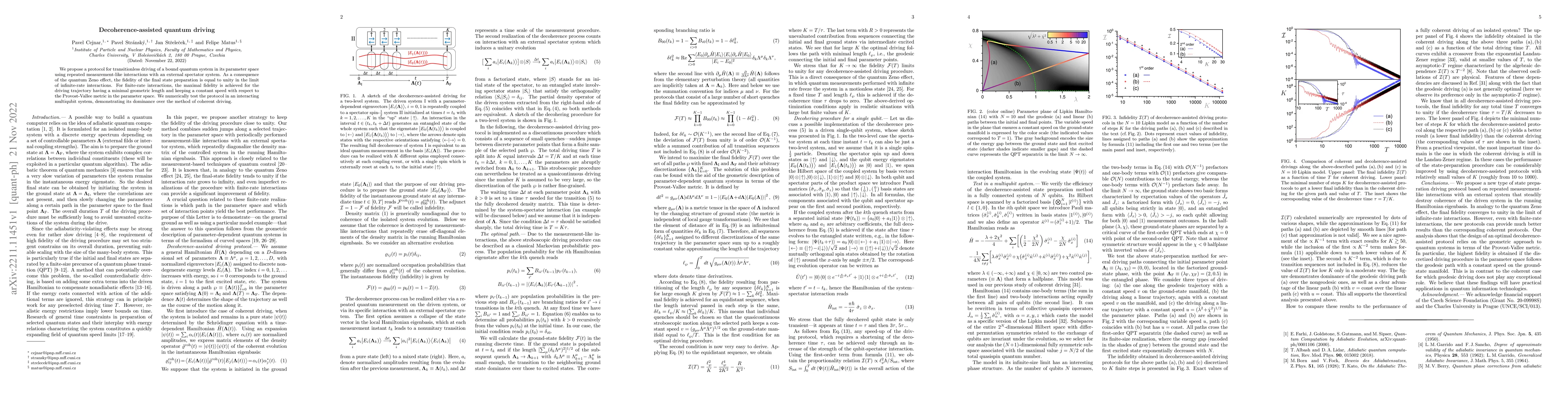 Thumbnail for Decoherence-assisted quantum driving