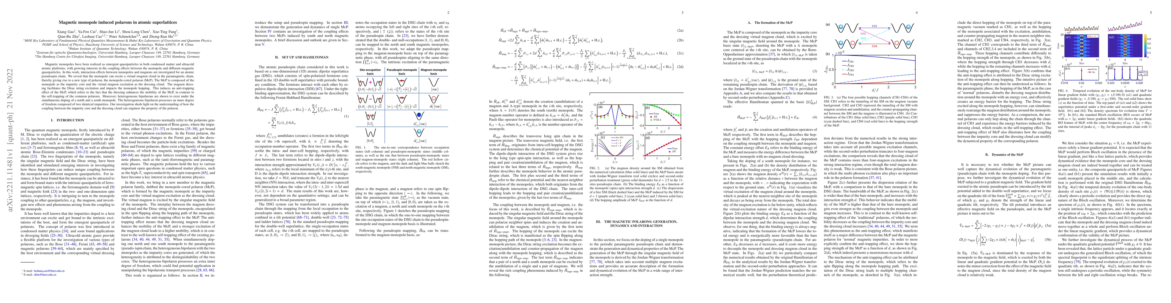 Thumbnail for Magnetic monopole induced polarons in atomic superlattices