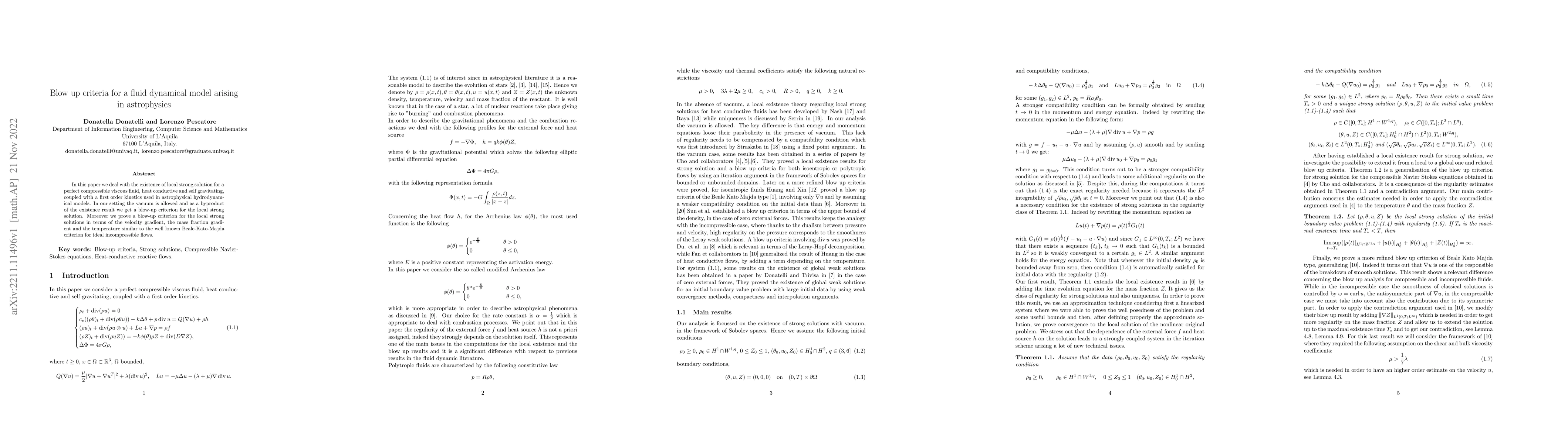 Thumbnail for Blow up criteria for a fluid dynamical model arising in astrophysics