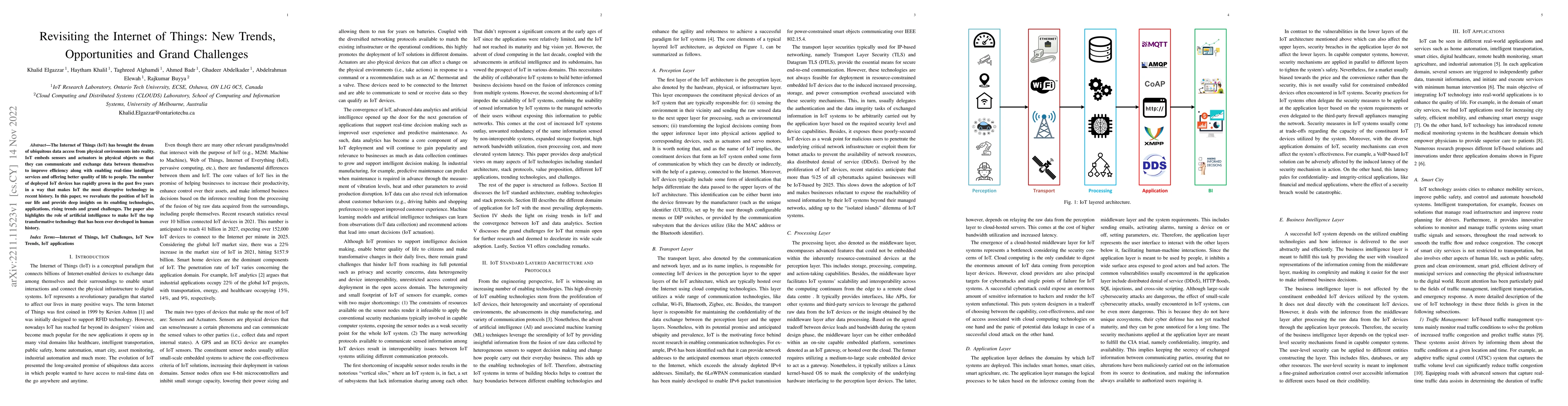 Thumbnail for Revisiting the Internet of Things: New Trends, Opportunities and Grand
  Challenges