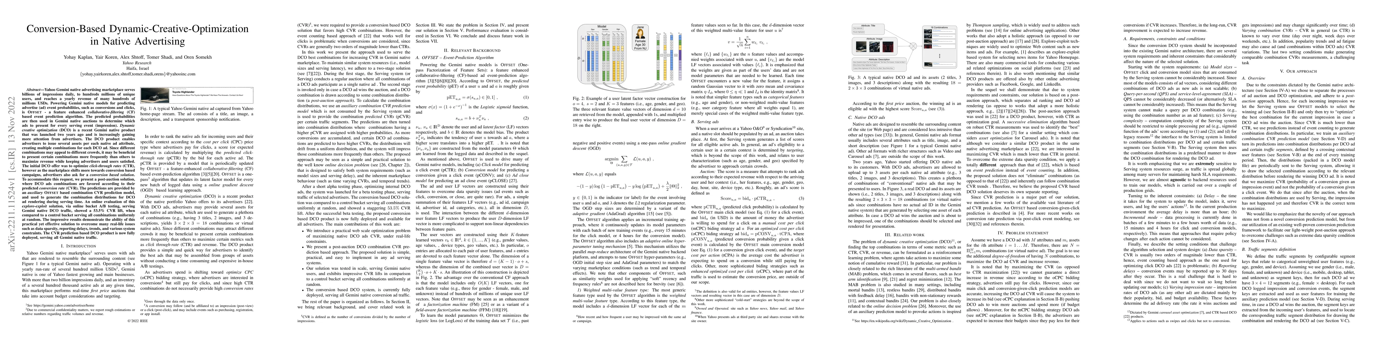 Thumbnail for Conversion-Based Dynamic-Creative-Optimization in Native Advertising