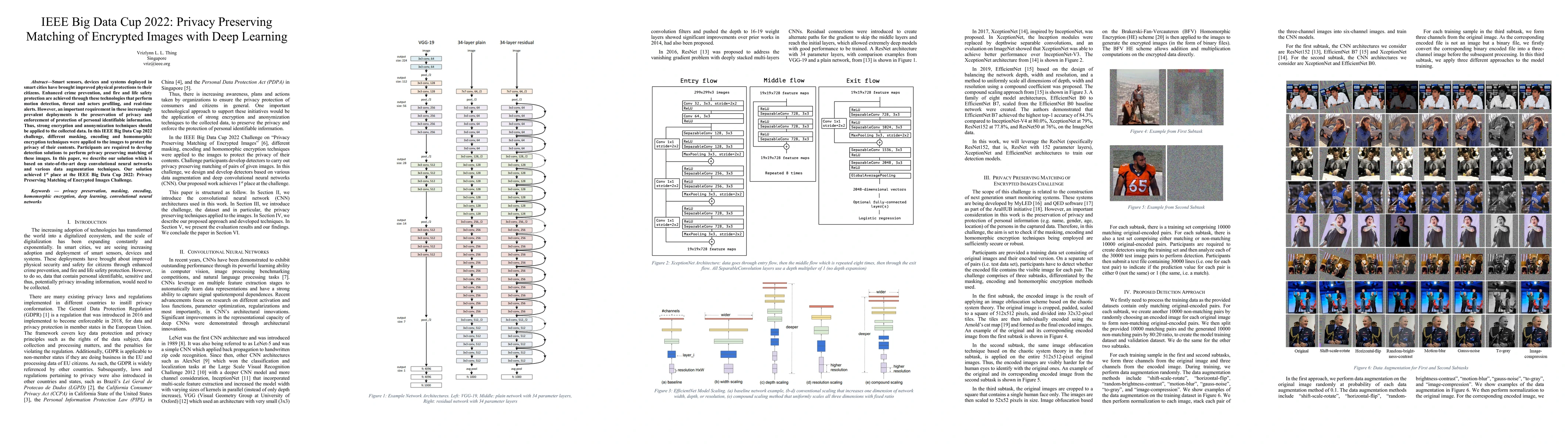 Thumbnail for IEEE Big Data Cup 2022: Privacy Preserving Matching of Encrypted Images
  with Deep Learning