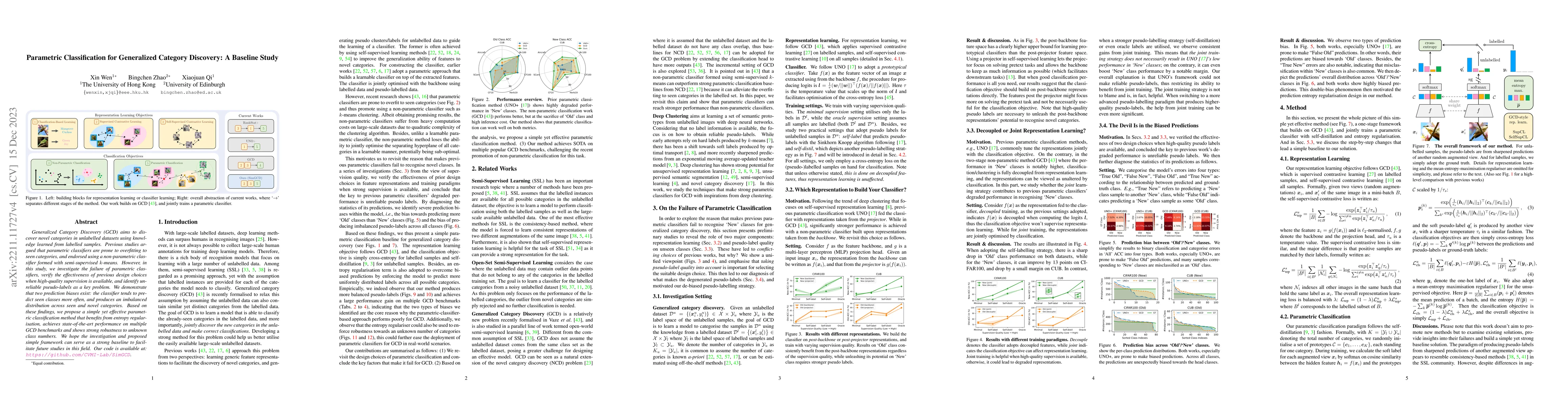 Thumbnail for Parametric Classification for Generalized Category Discovery: A Baseline
  Study