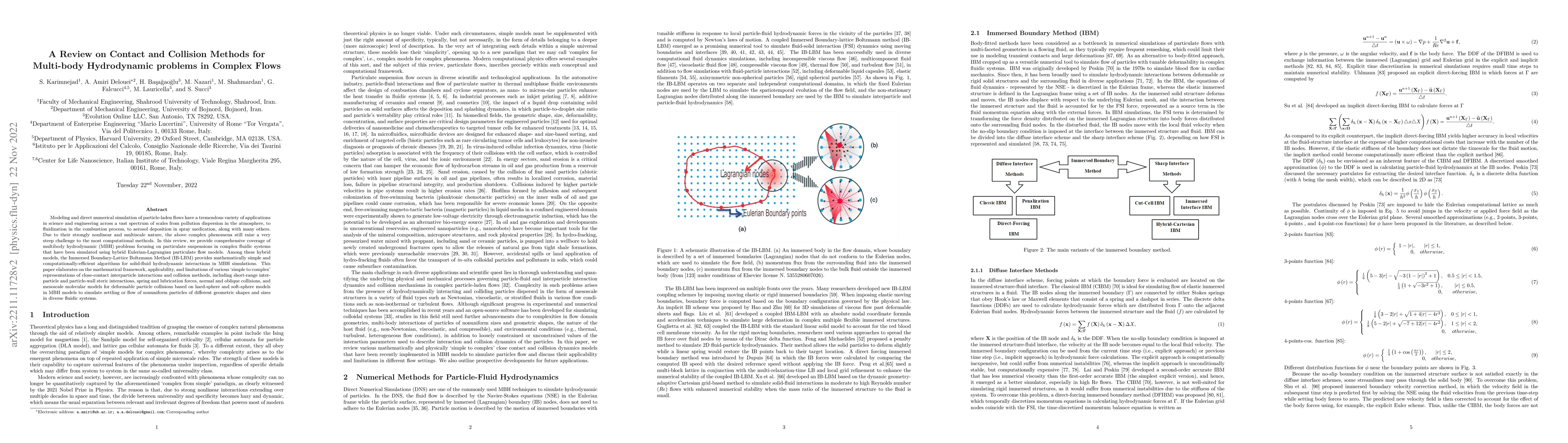 Thumbnail for A Review on Contact and Collision Methods for Multi-body Hydrodynamic
  problems in Complex Flows