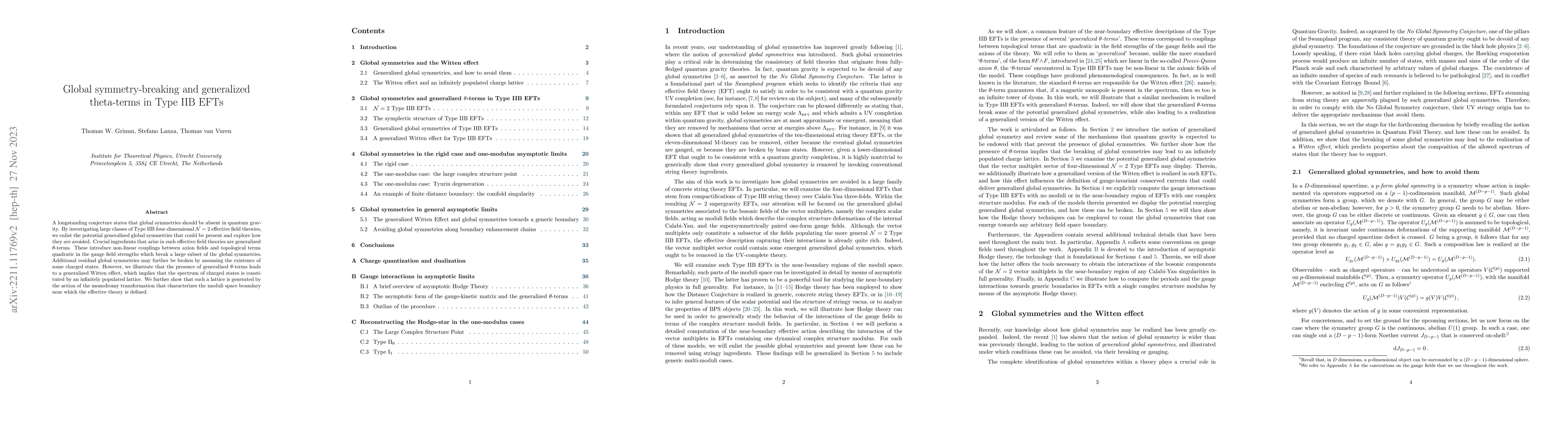 Thumbnail for Global symmetry-breaking and generalized theta-terms in Type IIB EFTs