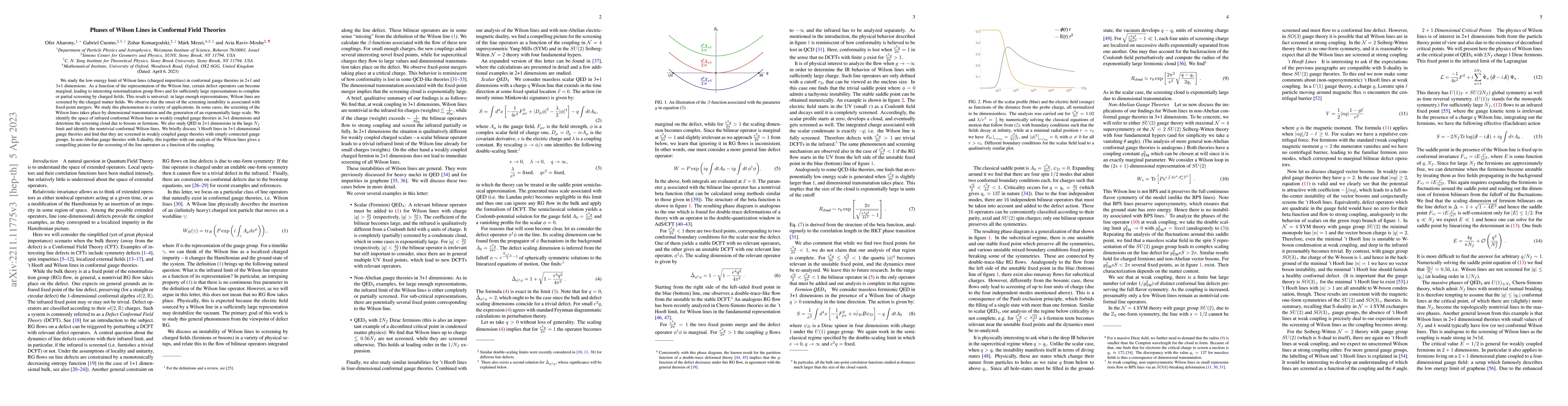 Thumbnail for Phases of Wilson Lines in Conformal Field Theories