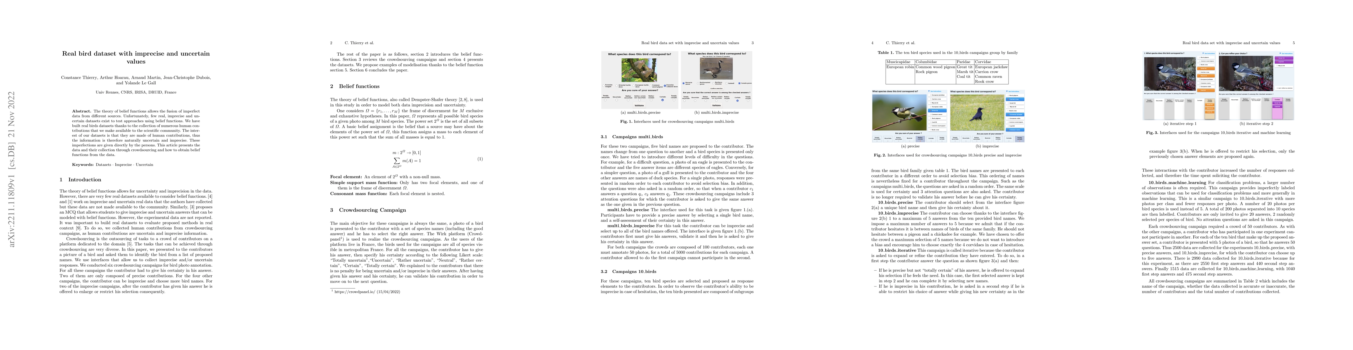 Thumbnail for Real bird dataset with imprecise and uncertain values