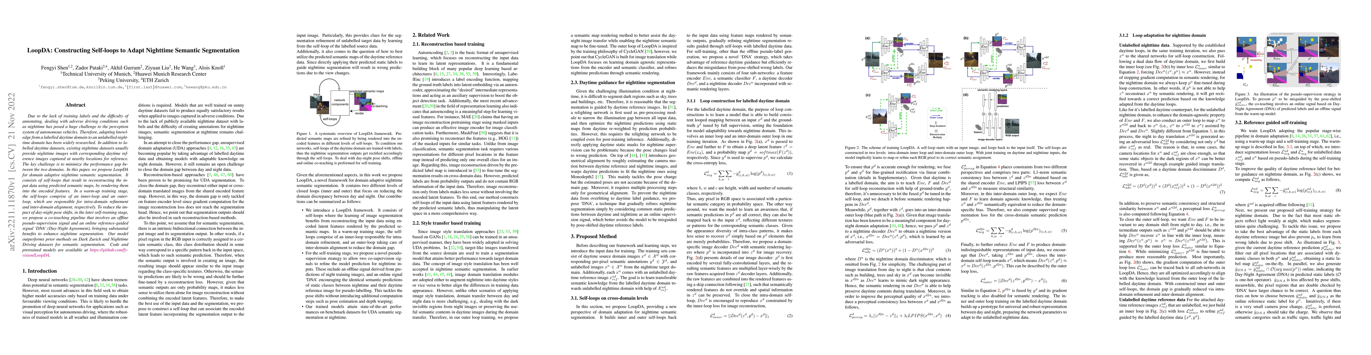 Thumbnail for LoopDA: Constructing Self-loops to Adapt Nighttime Semantic Segmentation