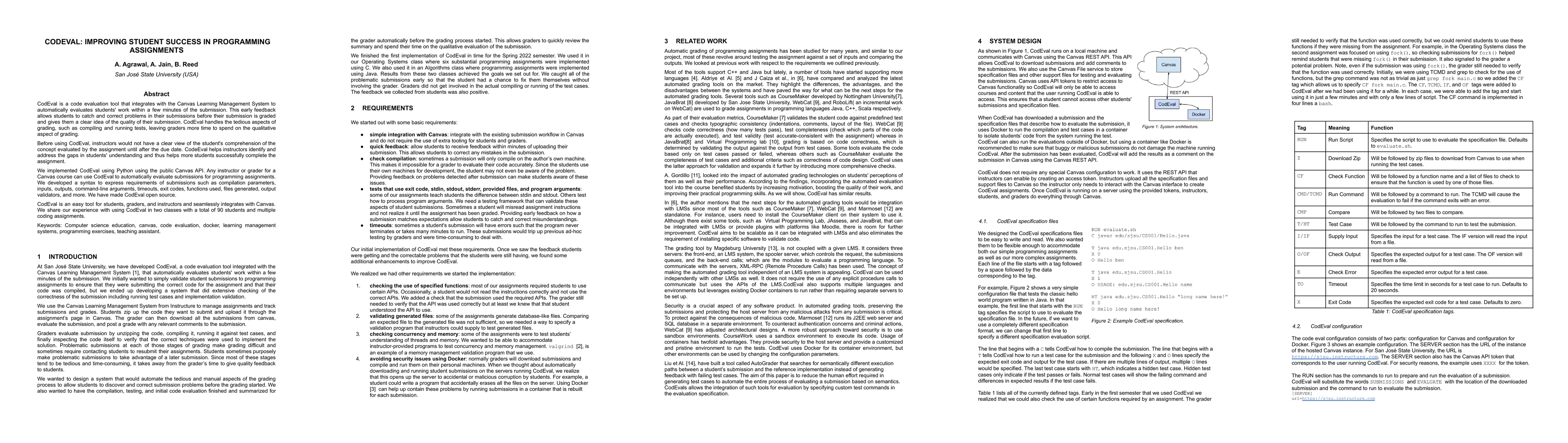 Thumbnail for CodEval: Improving Student Success In Programming Assignments