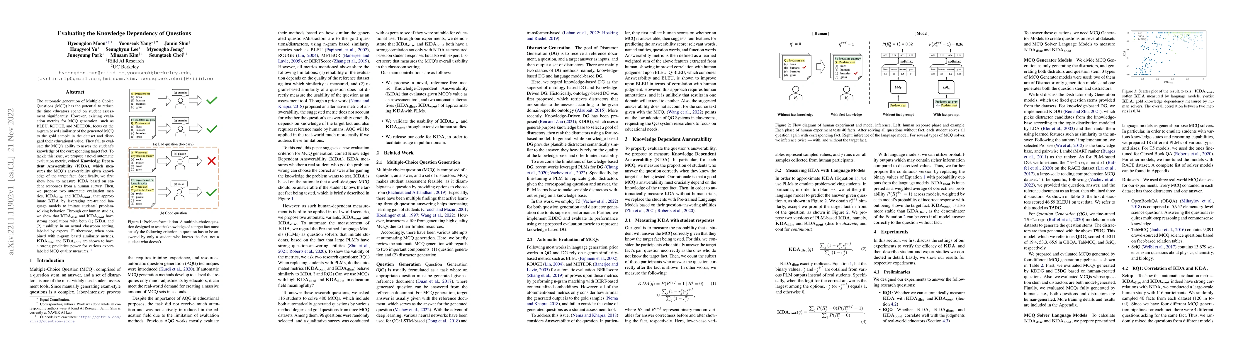 Thumbnail for Evaluating the Knowledge Dependency of Questions