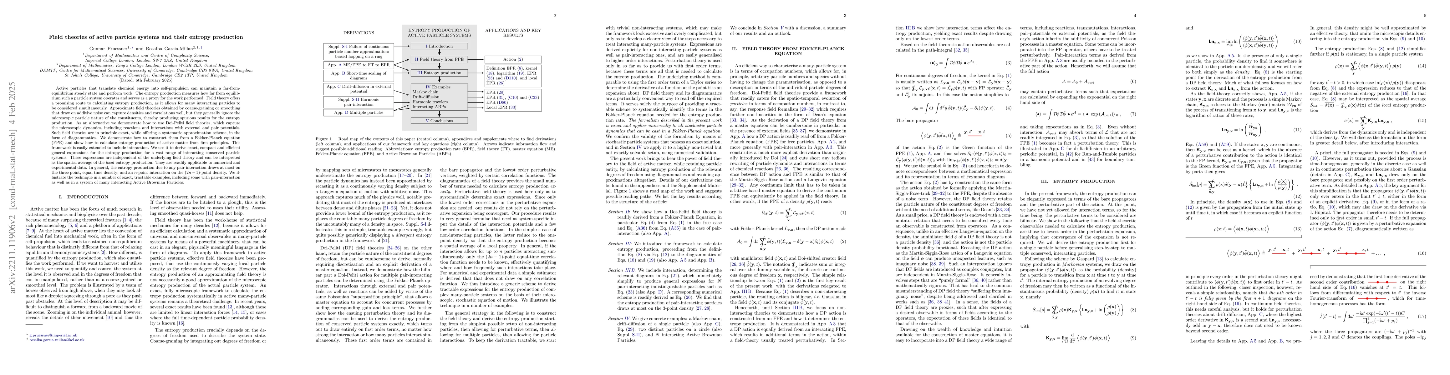 Thumbnail for Field theories of active particle systems and their entropy production