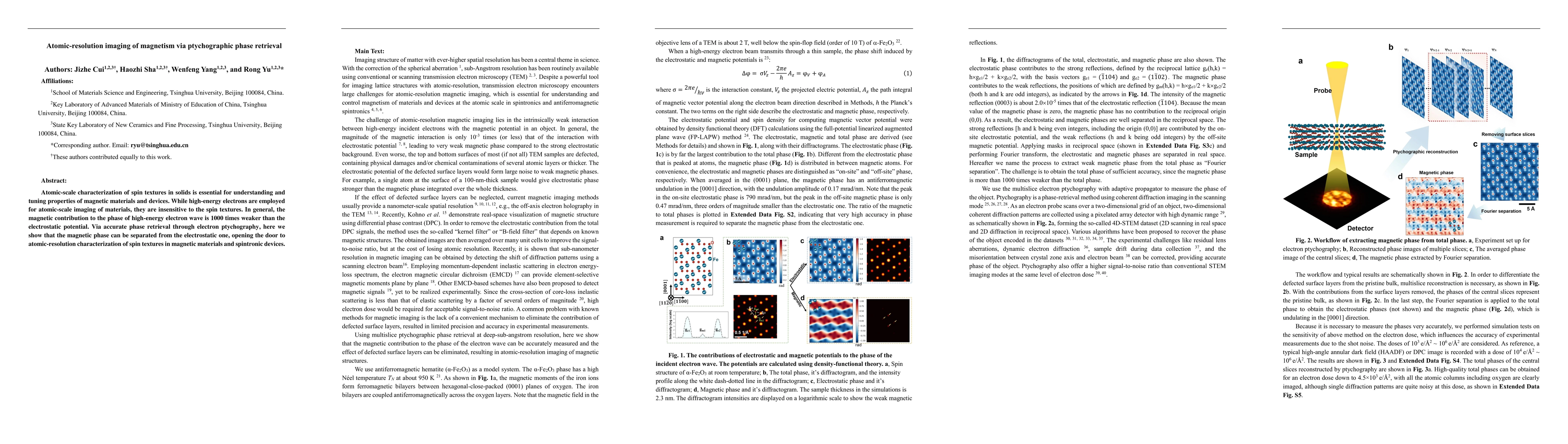 Thumbnail for Atomic-resolution imaging of magnetism via ptychographic phase retrieval