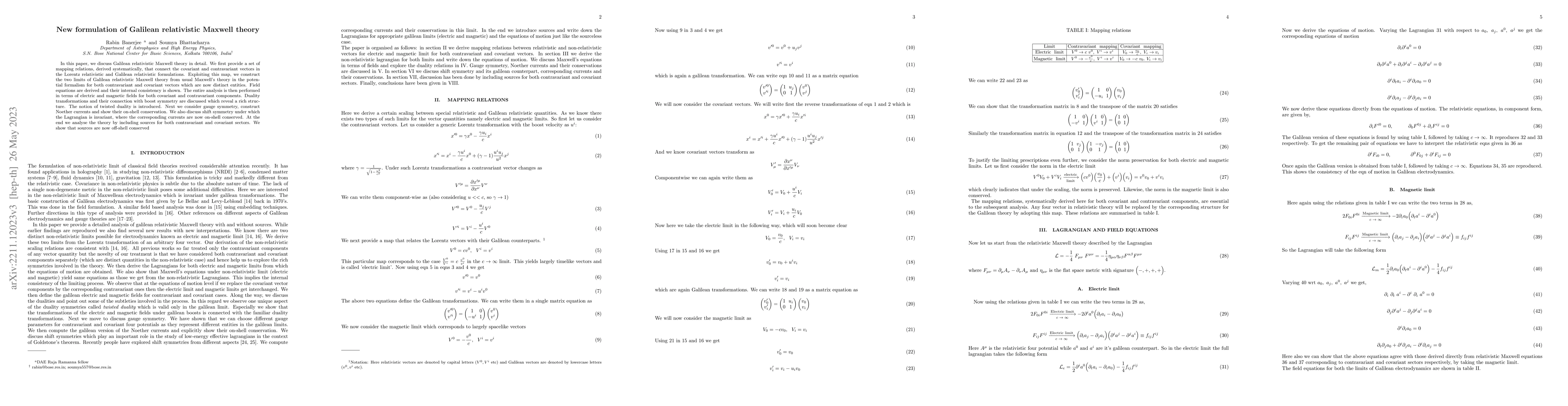 Thumbnail for New formulation of Galilean relativistic Maxwell theory