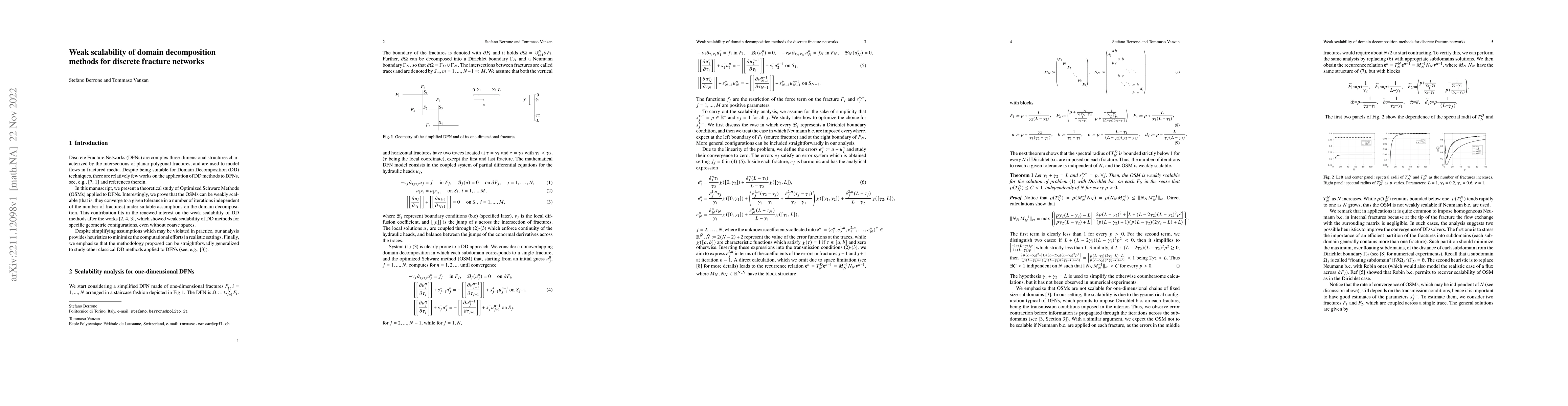 Thumbnail for Weak scalability of domain decomposition methods for discrete fracture
  networks