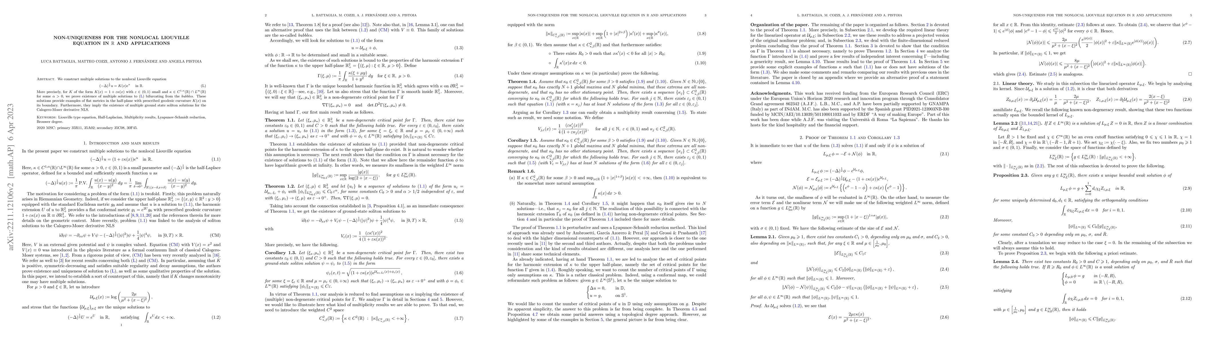 Thumbnail for Non-uniqueness for the nonlocal Liouville equation in $\mathbb{R}$ and
  applications