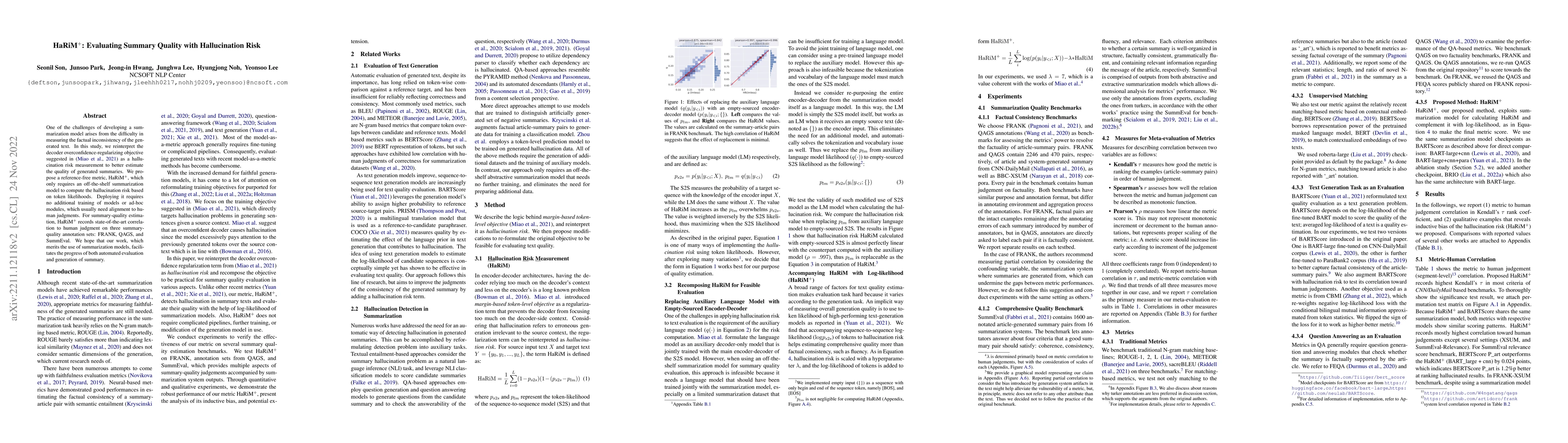 Thumbnail for HaRiM$^+$: Evaluating Summary Quality with Hallucination Risk