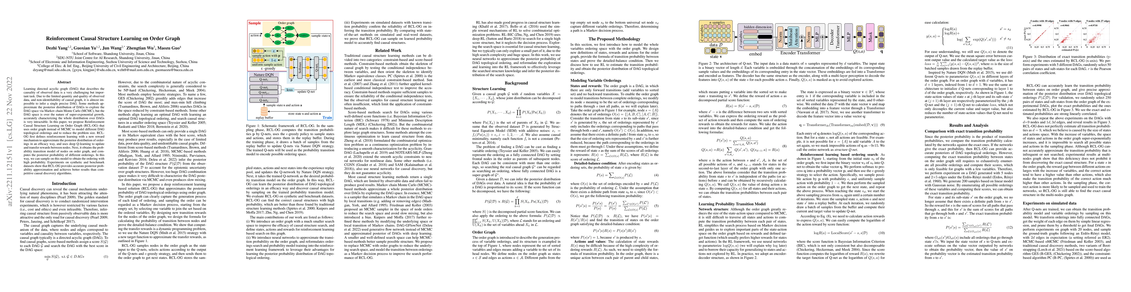Thumbnail for Reinforcement Causal Structure Learning on Order Graph