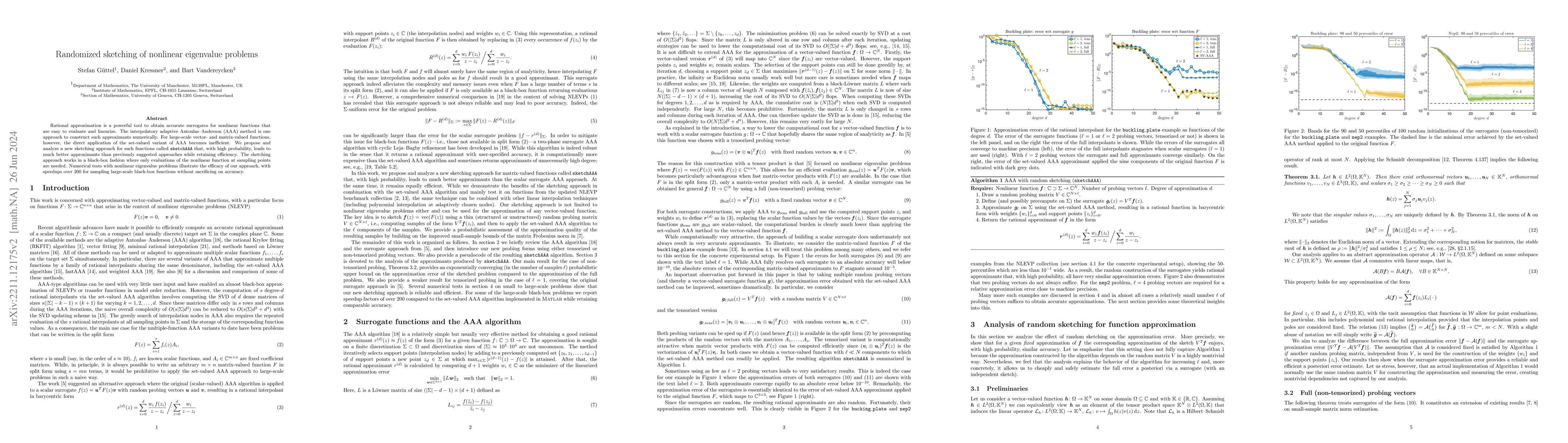 Thumbnail for Randomized sketching of nonlinear eigenvalue problems