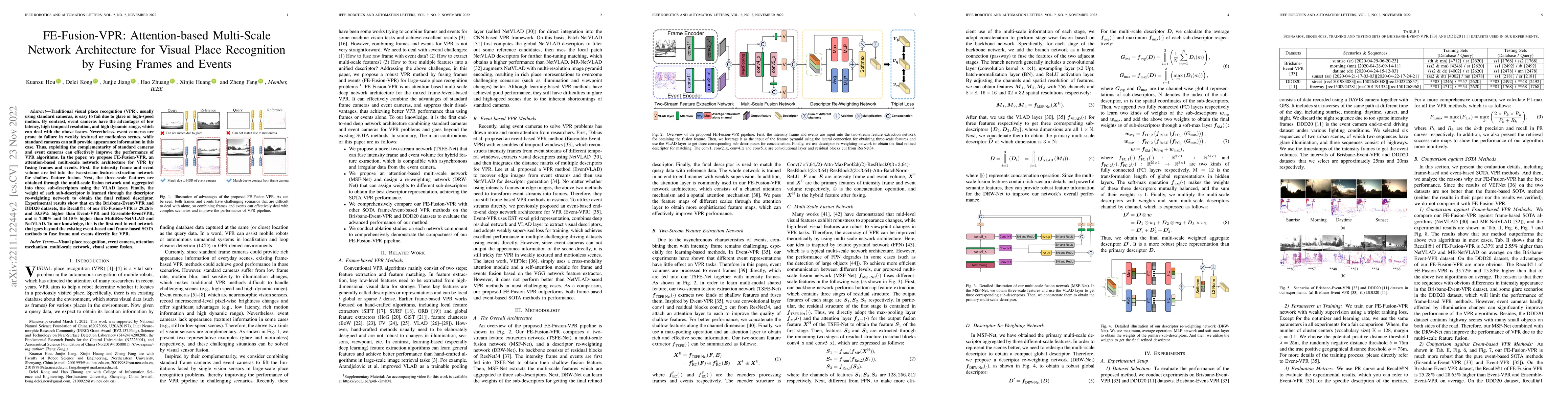 Thumbnail for FE-Fusion-VPR: Attention-based Multi-Scale Network Architecture for
  Visual Place Recognition by Fusing Frames and Events