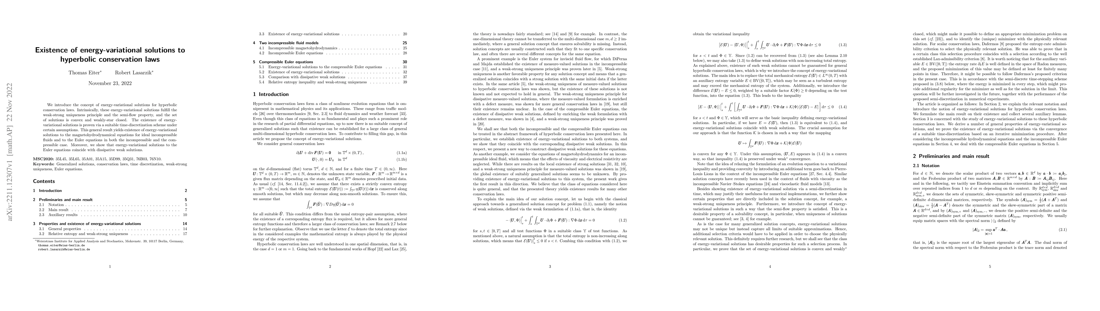 Thumbnail for Existence of energy-variational solutions to hyperbolic conservation
  laws