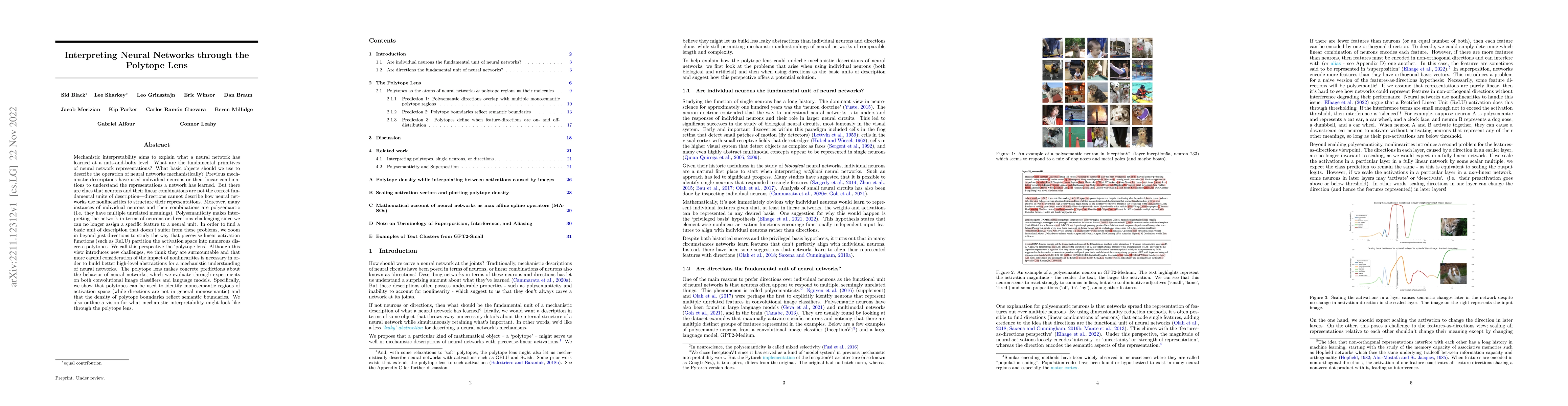 Thumbnail for Interpreting Neural Networks through the Polytope Lens