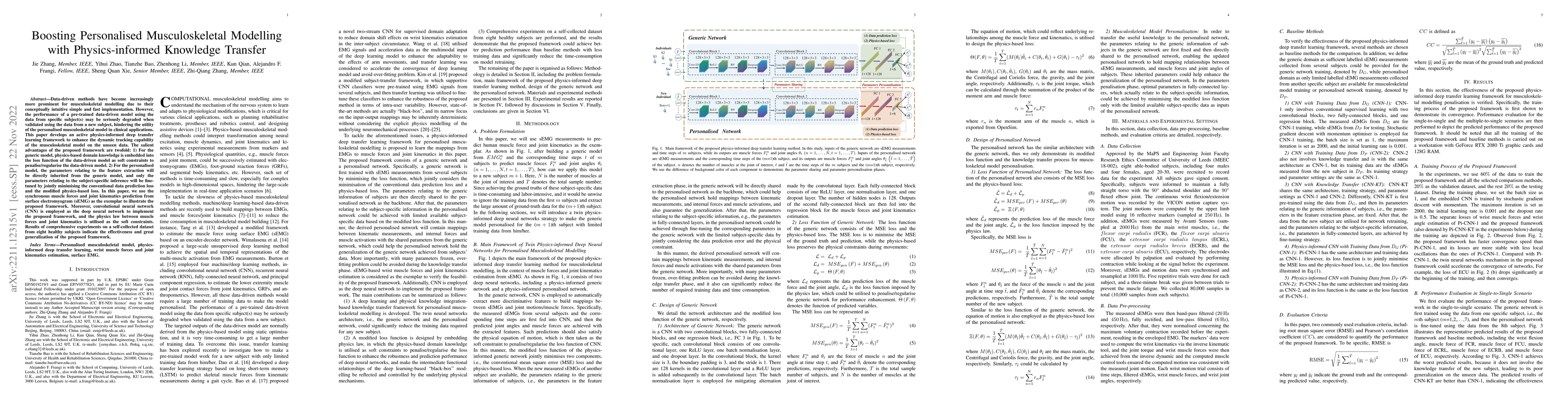 Thumbnail for Boosting Personalised Musculoskeletal Modelling with Physics-informed
  Knowledge Transfer