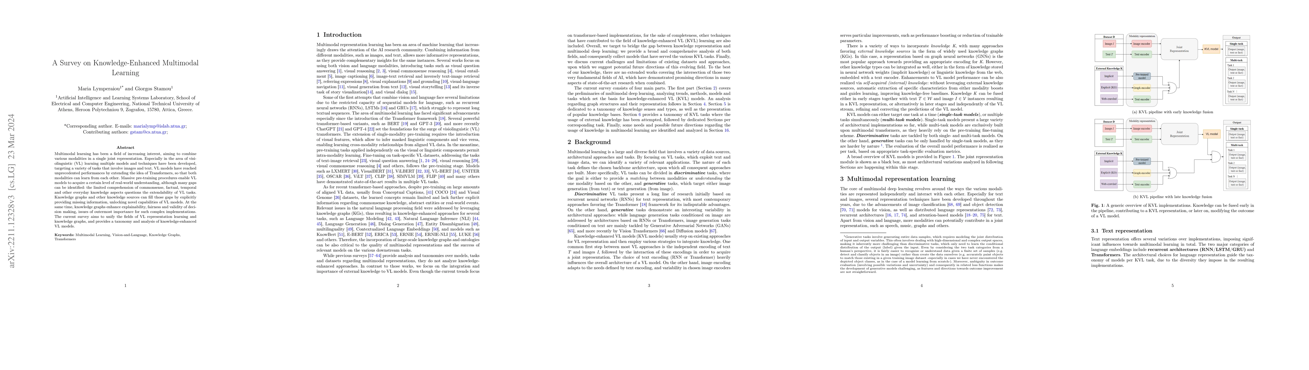 Thumbnail for A survey on knowledge-enhanced multimodal learning