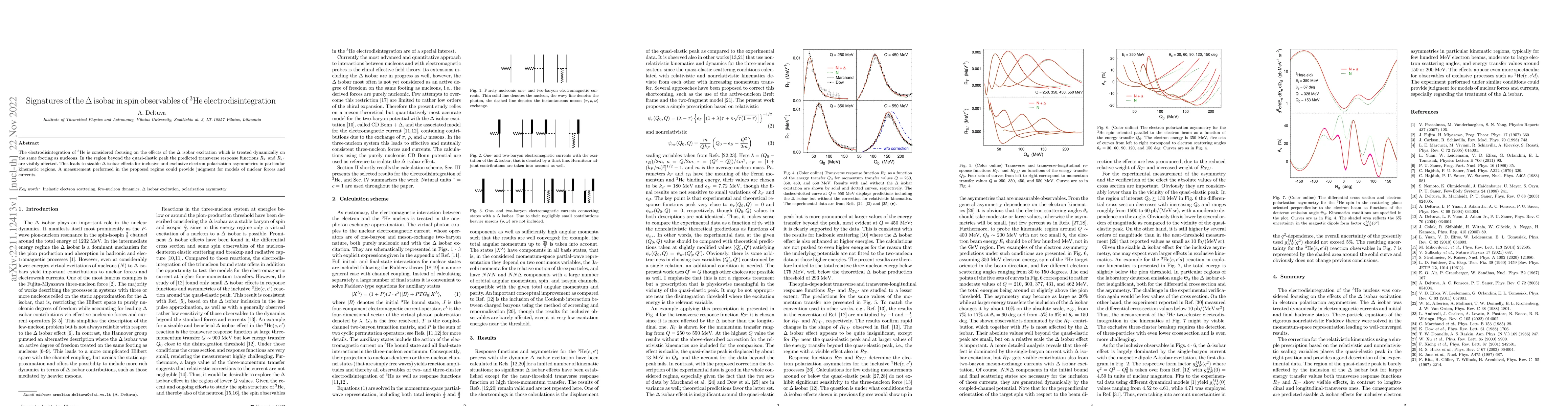 Thumbnail for Signatures of the $\Delta$ isobar in spin observables of
  ${}^3\mathrm{He}$ electrodisintegration
