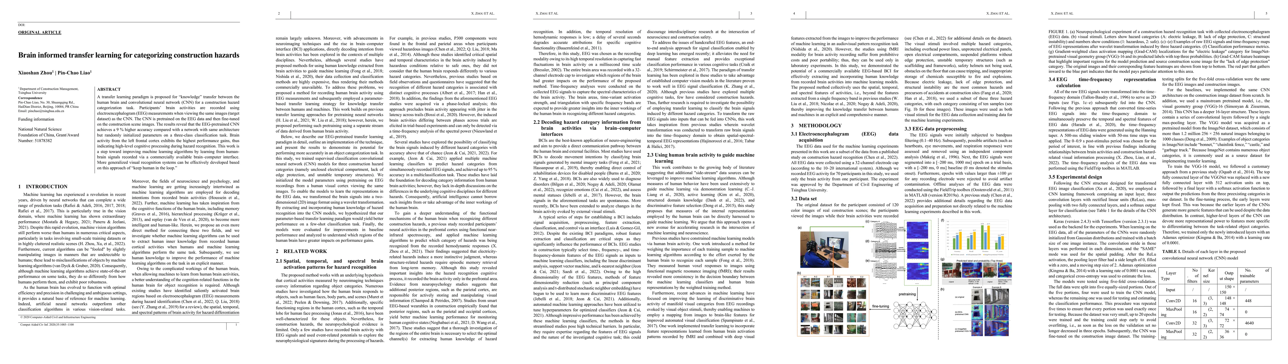 Thumbnail for Brain informed transfer learning for categorizing construction hazards