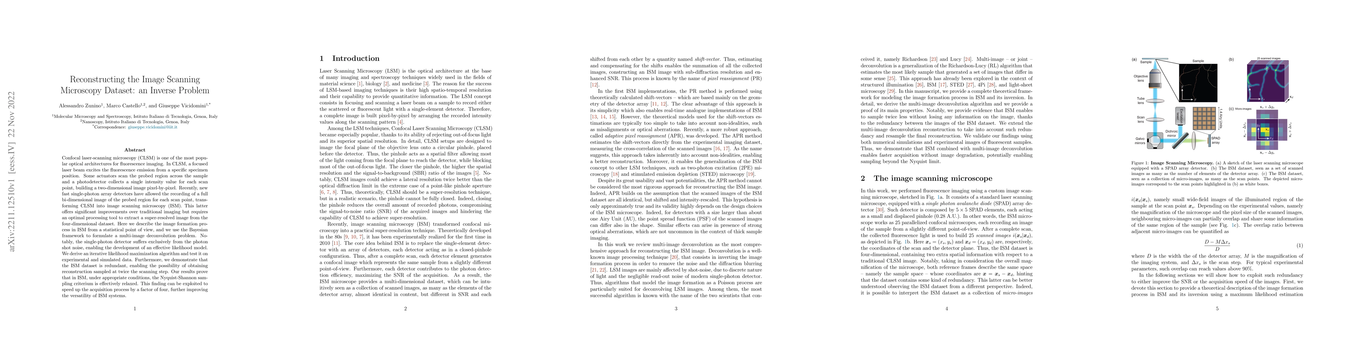 Thumbnail for Reconstructing the Image Scanning Microscopy Dataset: an Inverse Problem