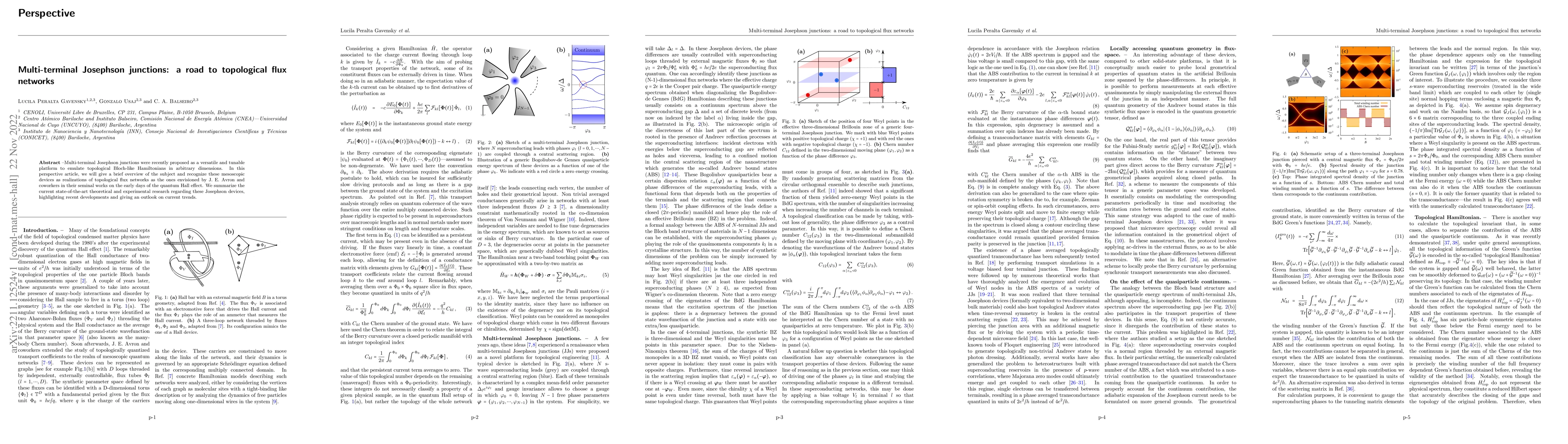 Thumbnail for Multi-terminal Josephson junctions: a road to topological flux networks