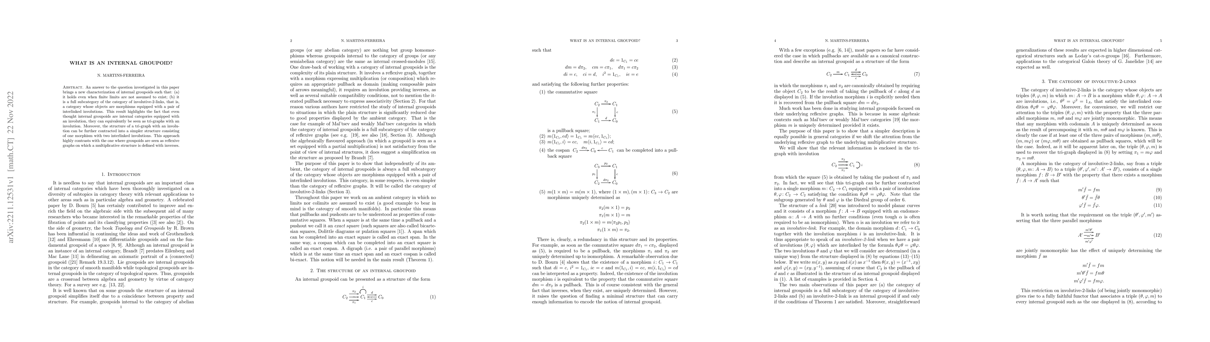 Thumbnail for What is an internal groupoid?
