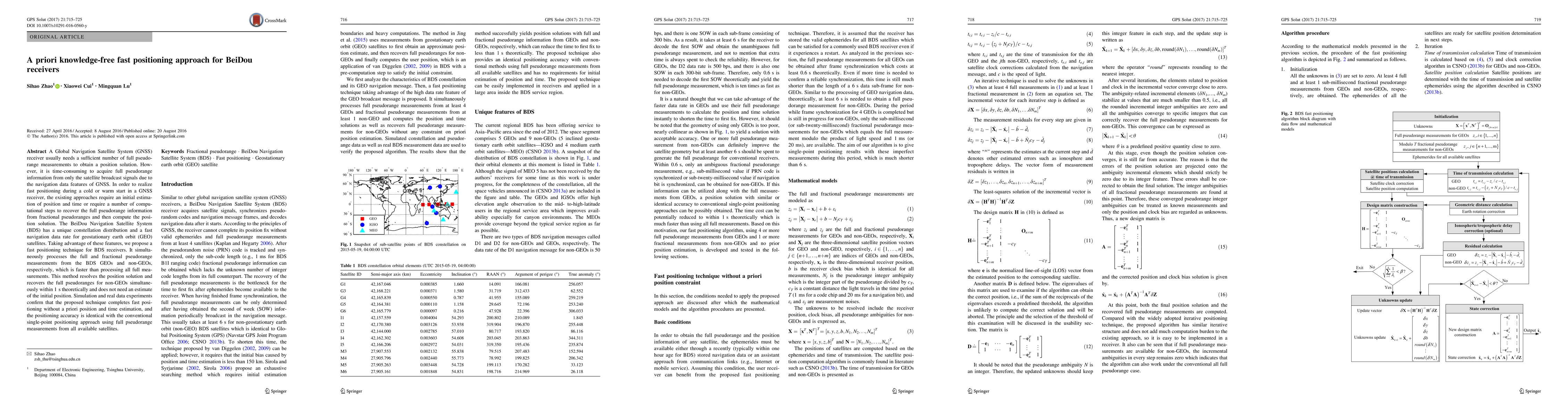 Thumbnail for A priori knowledge-free fast positioning approach for BeiDou receivers
