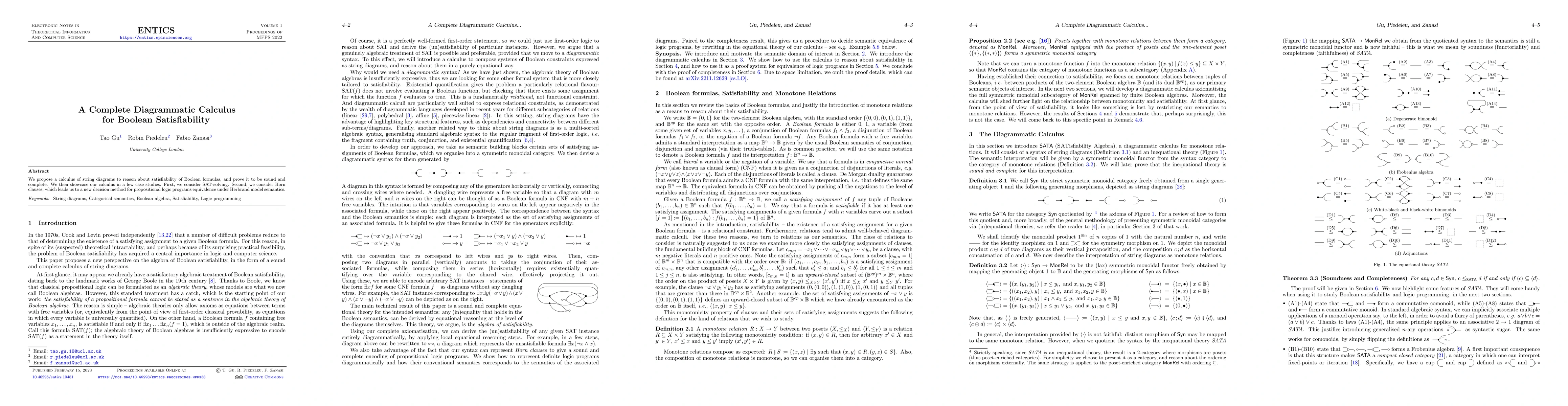 Thumbnail for A Complete Diagrammatic Calculus for Boolean Satisfiability