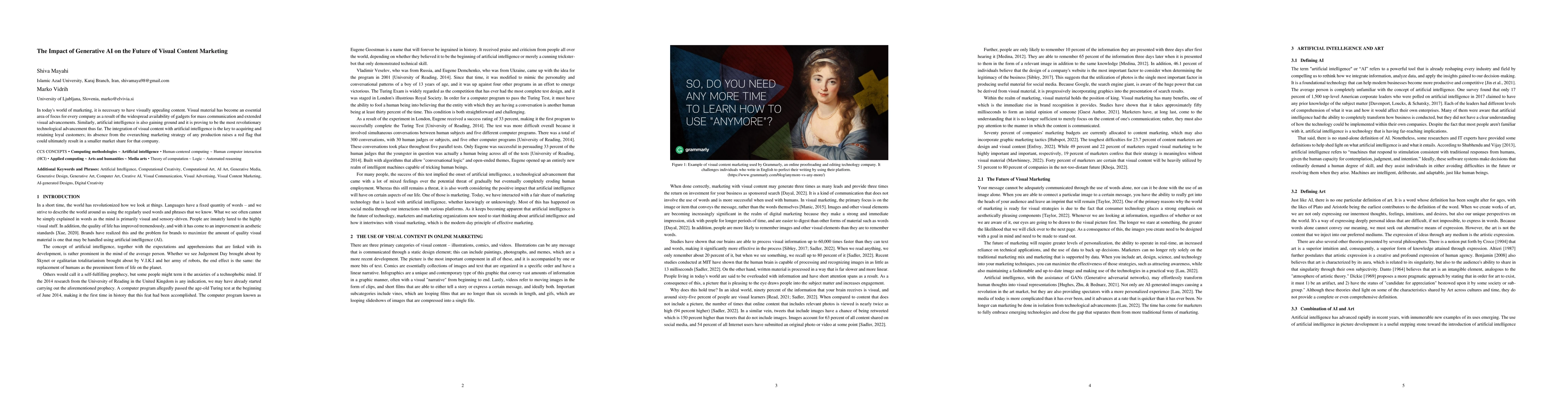 Thumbnail for The Impact of Generative AI on the Future of Visual Content Marketing