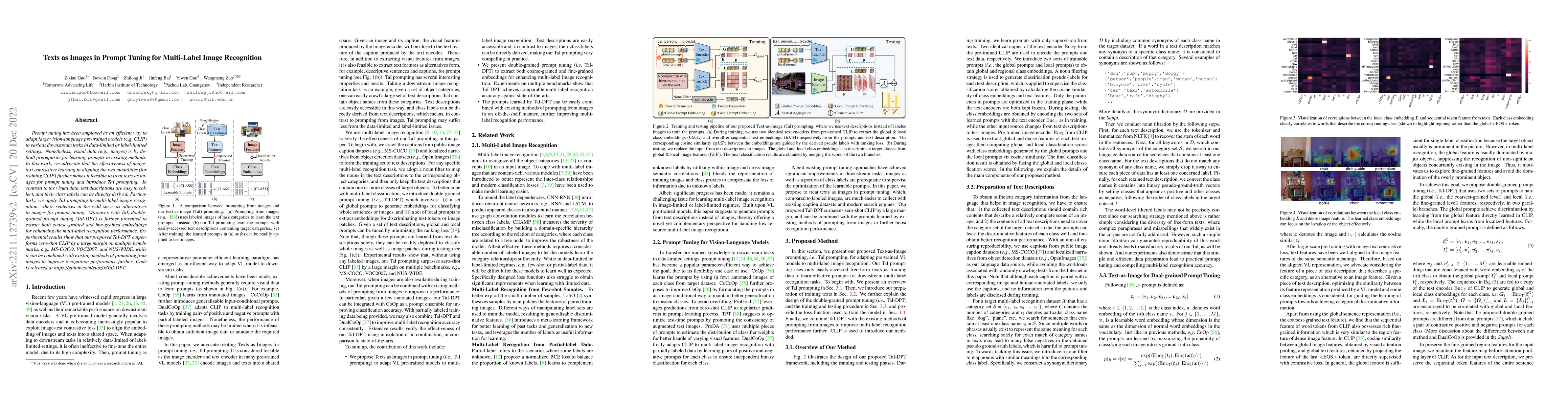 Thumbnail for Texts as Images in Prompt Tuning for Multi-Label Image Recognition