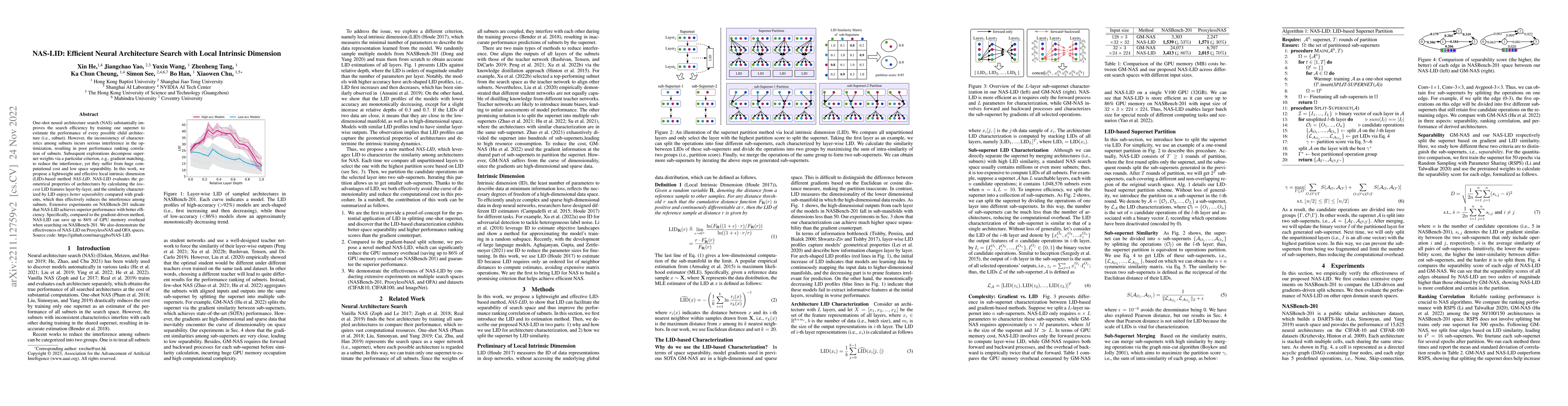 Thumbnail for NAS-LID: Efficient Neural Architecture Search with Local Intrinsic
  Dimension