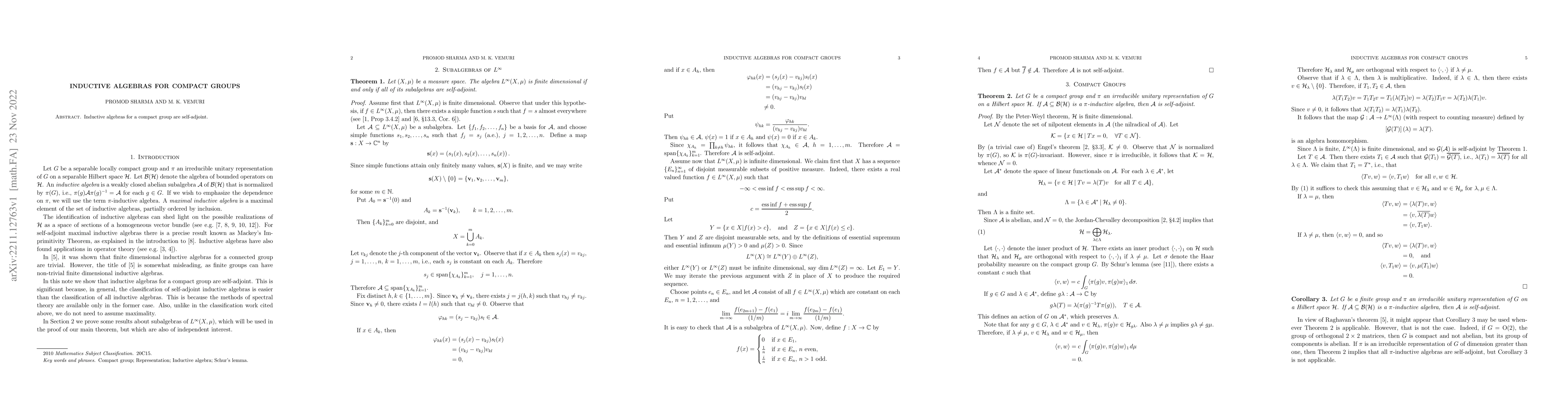 Thumbnail for Inductive algebras for compact groups